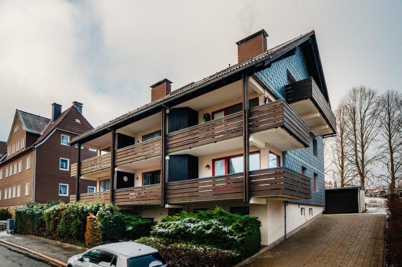 Grosse - Boxspring - Rodelwiese - Balkon - 4 Personen Apartment Braunlage